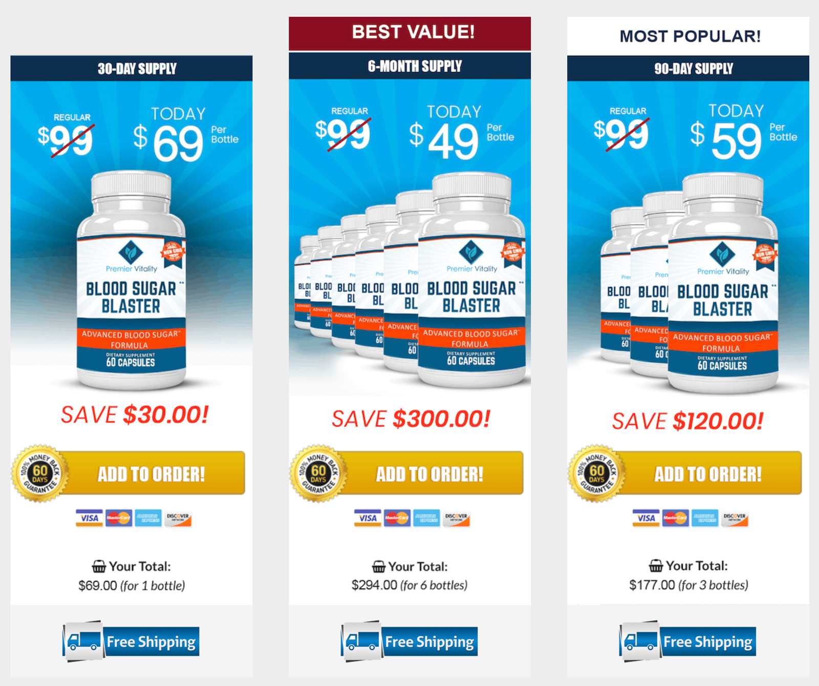 blood sugar blaster price